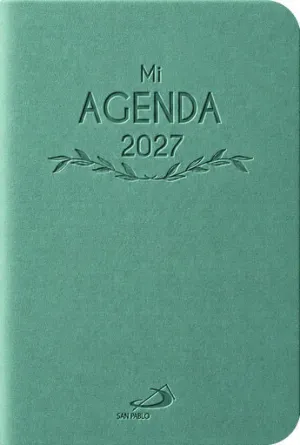 AGENDA 2027 BOLSILLO SIMIL PIEL VERDE